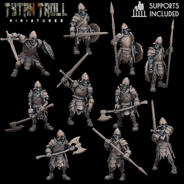 Skeleton Warrior miniatures - Mini Megastore