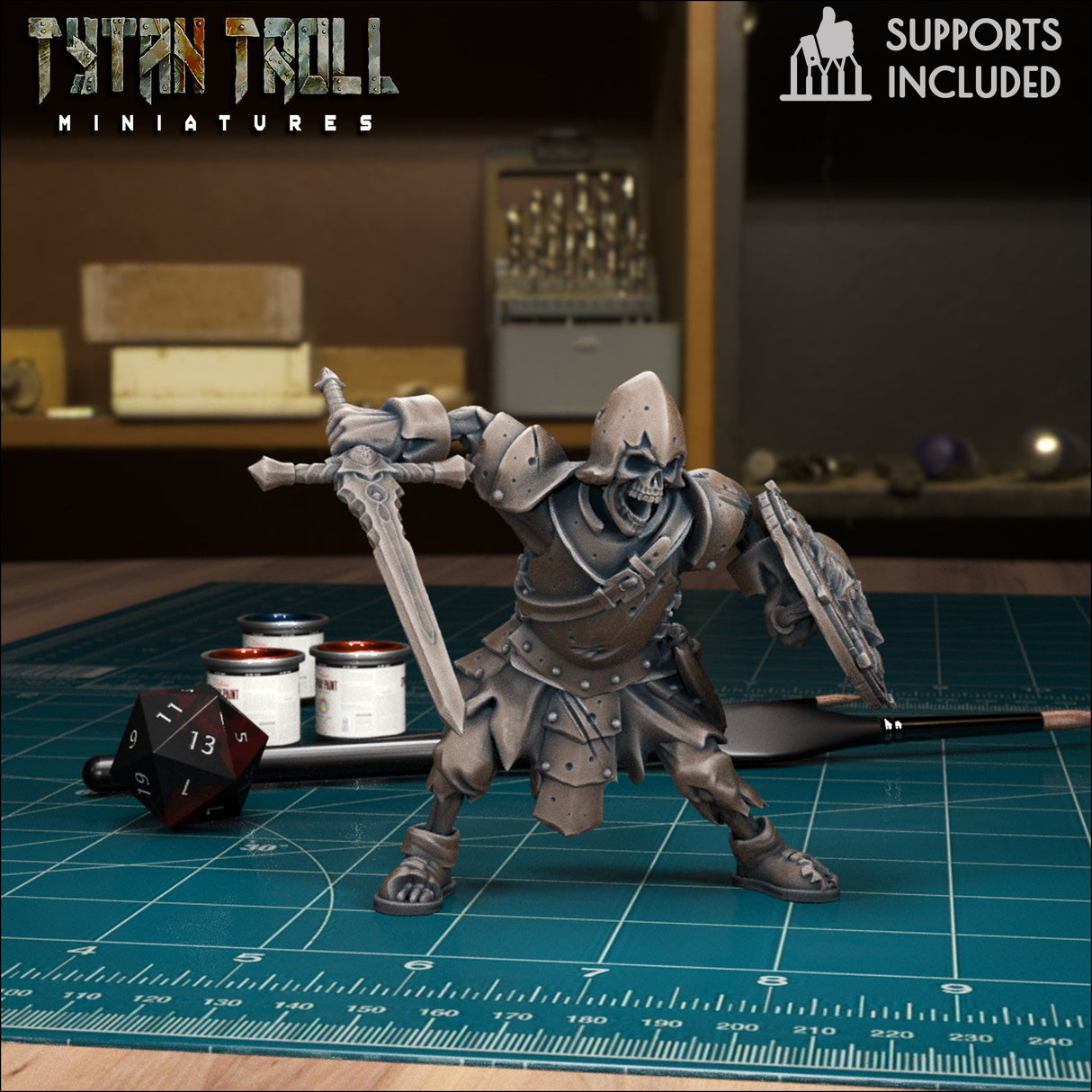 Skeleton Warrior miniatures - Mini Megastore