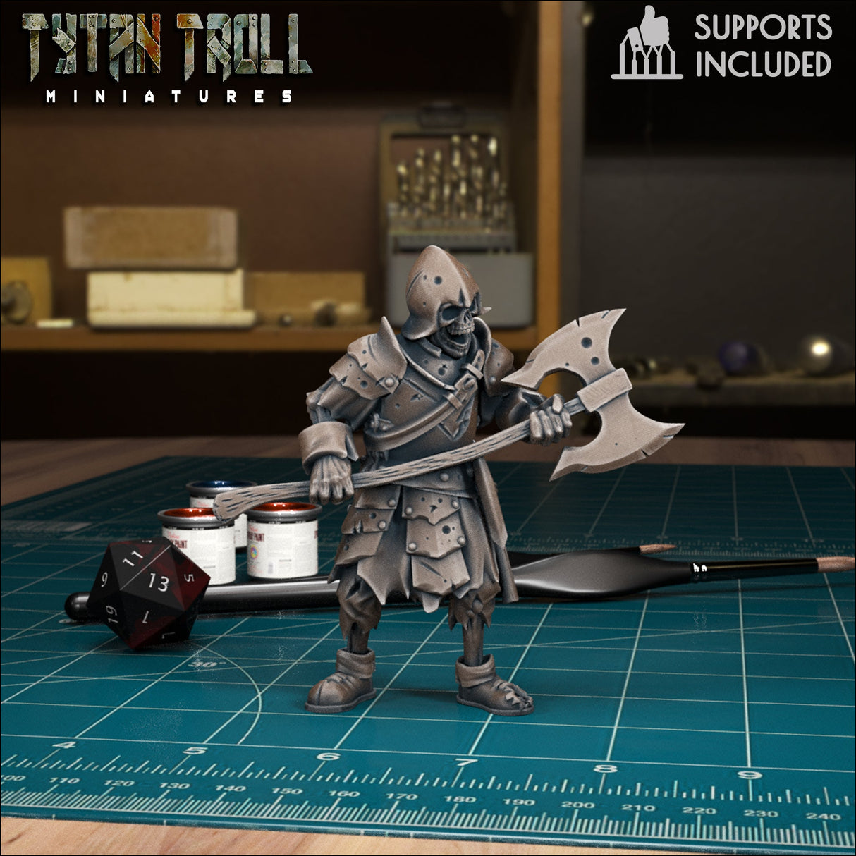 Skeleton Warrior miniatures - Mini Megastore