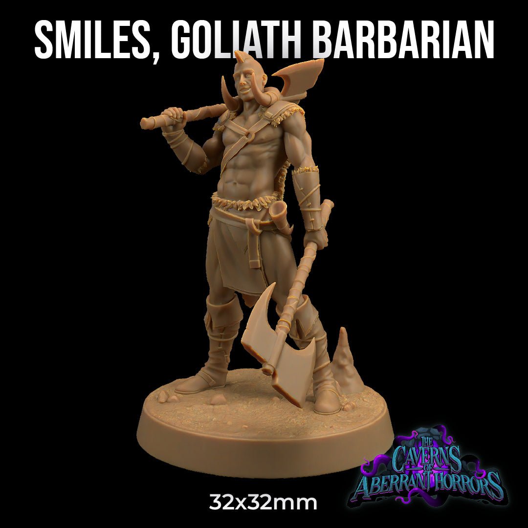 Smiles, Goliath Barbarian Miniature - Mini Megastore