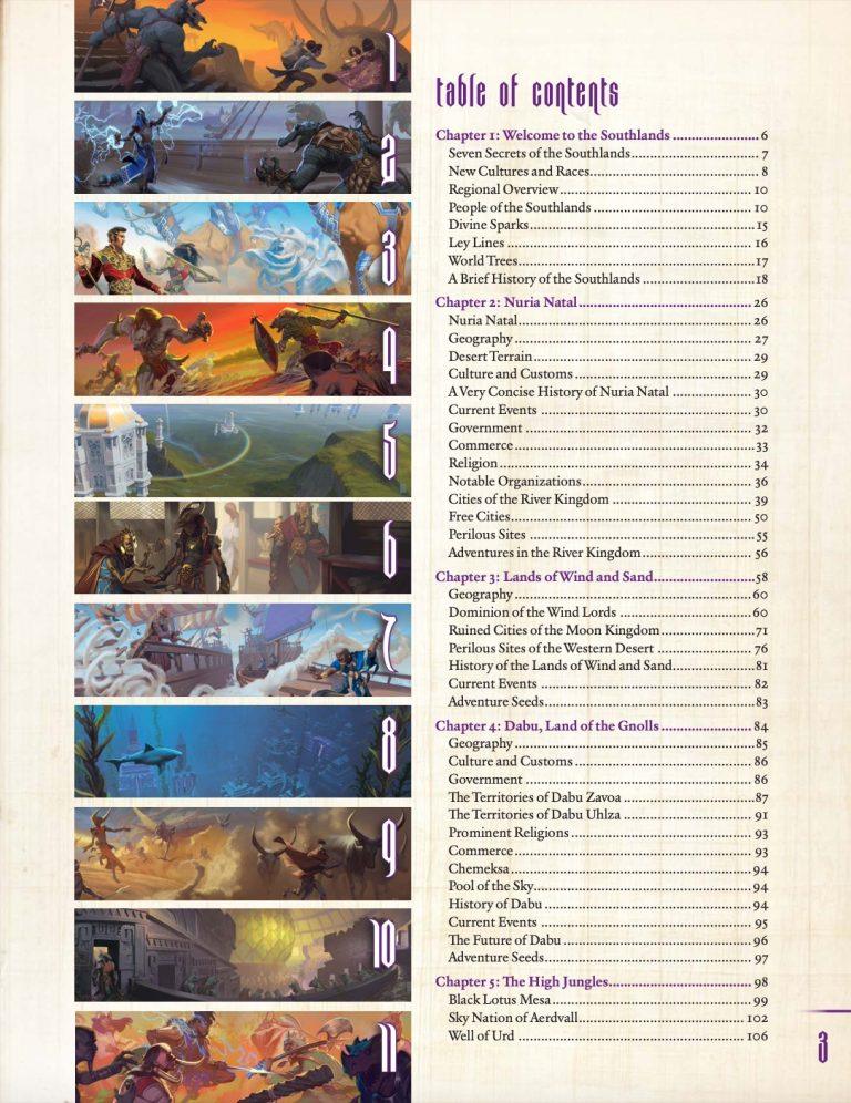 Southlands Worldbook for 5th Edition - Mini Megastore