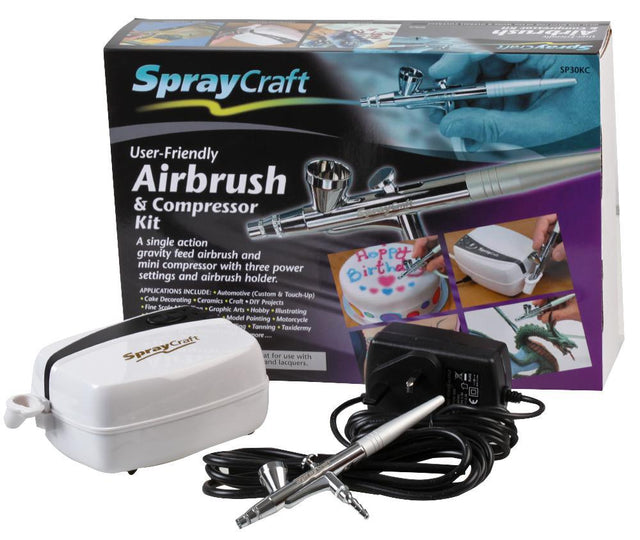 SP30KC Airbrush & Compressor Kit - Mini Megastore