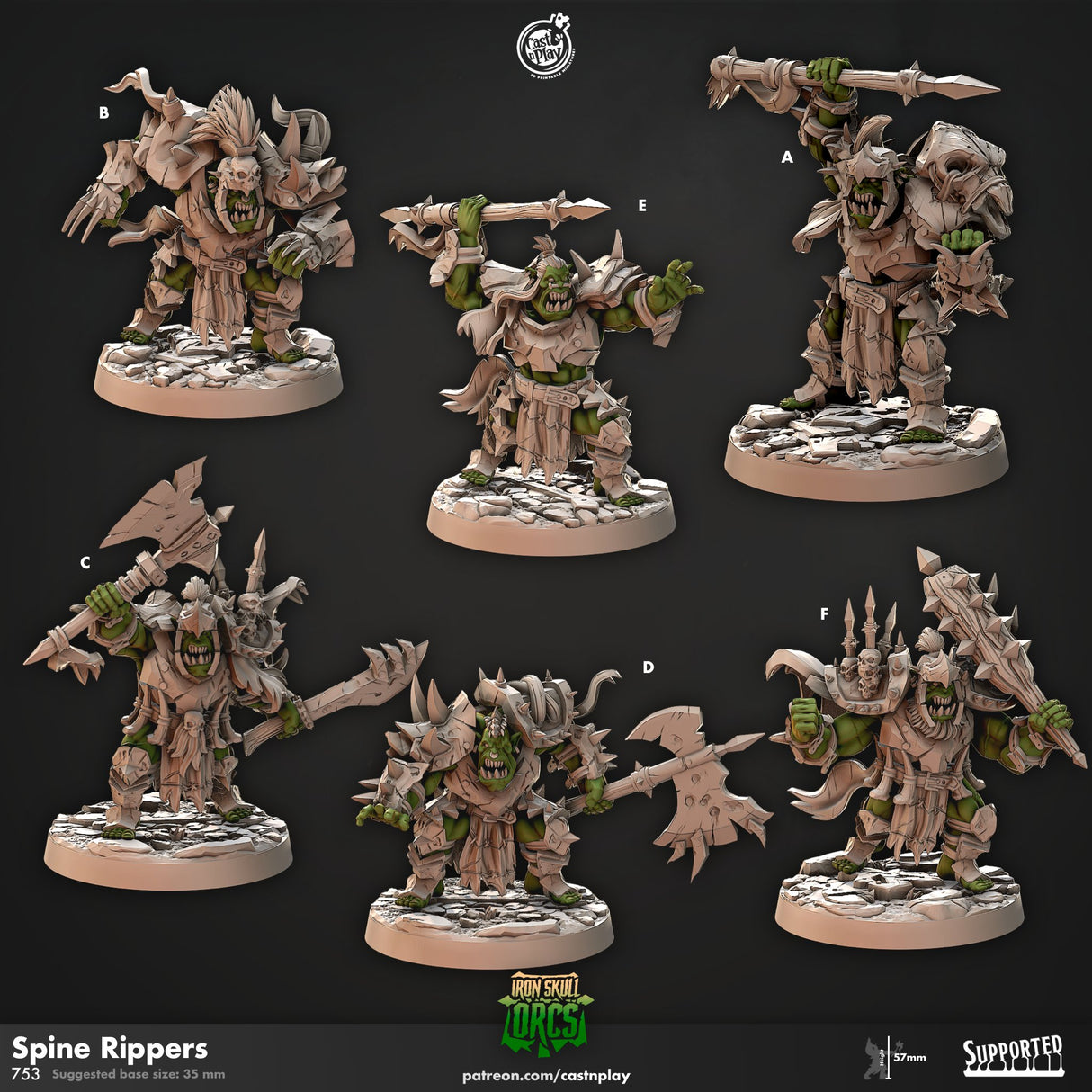 Spine Rippers - Orc Miniatures - Mini Megastore