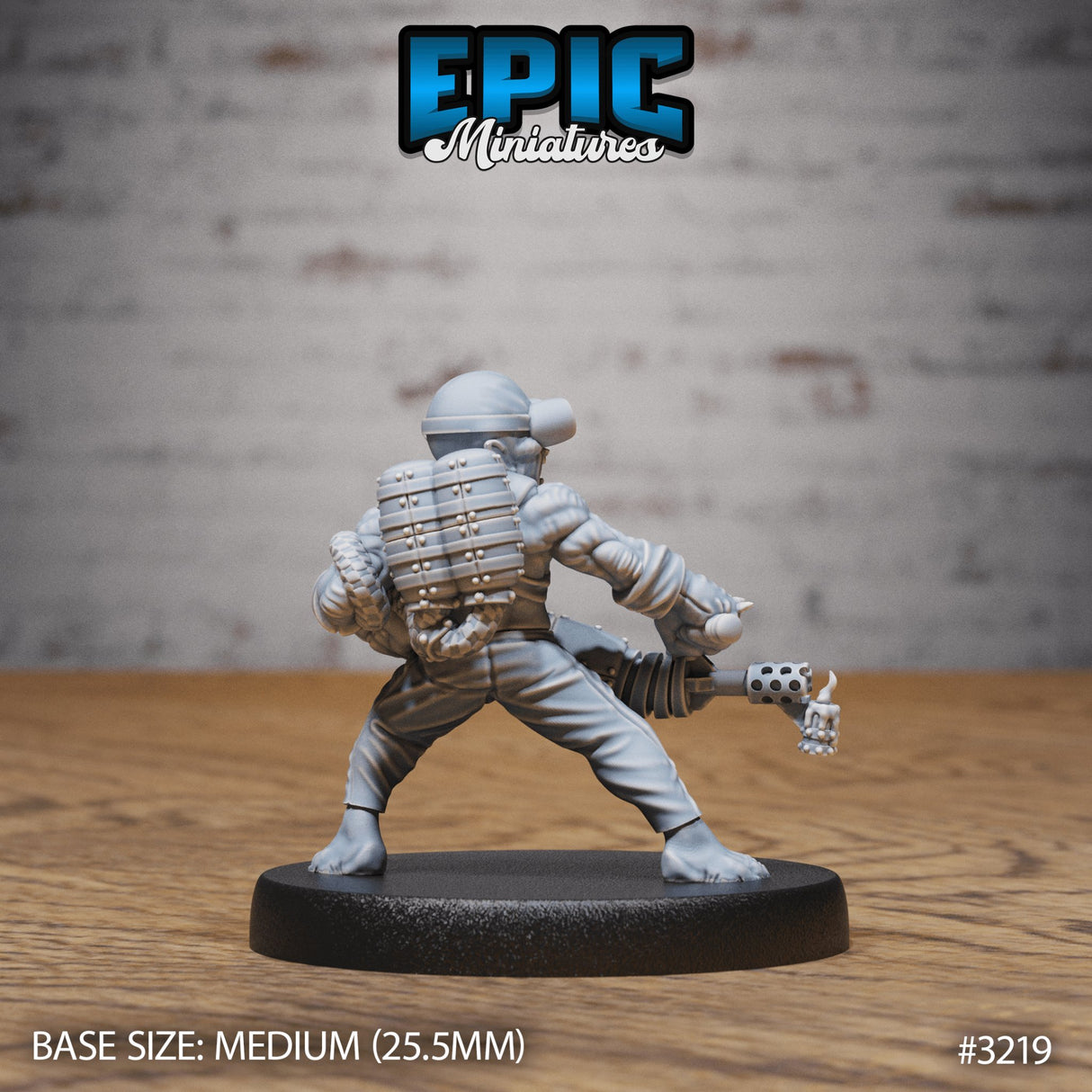 Steam Goblin Flamethrower Miniature - Mini Megastore