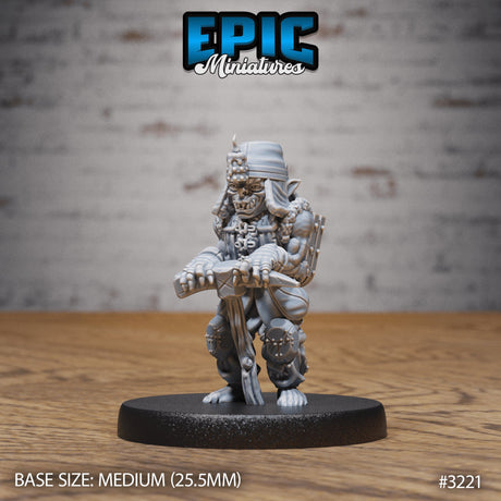 Steam Goblin Miner Miniature - Mini Megastore