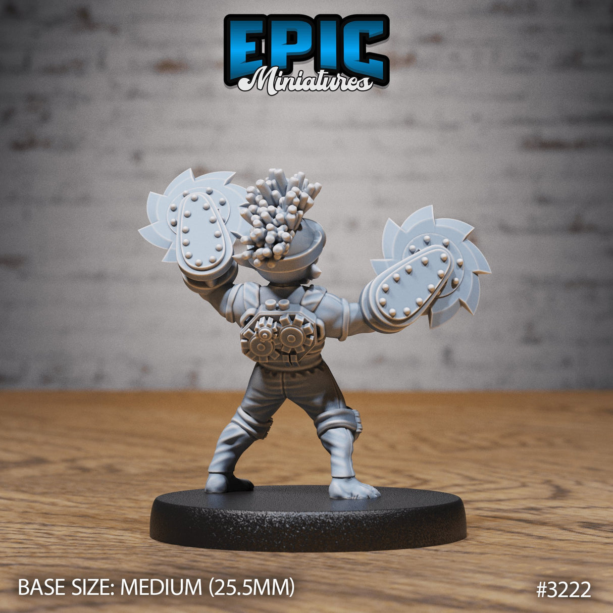 Steam Goblin Saw Claws Miniature - Mini Megastore