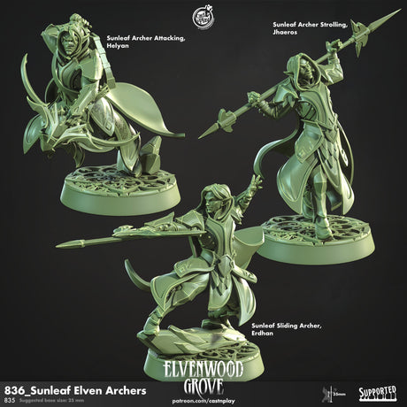 Sunleaf Elven Archer Miniatures - Mini Megastore