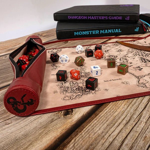 Sword Coast Map Scroll Dice Pouch - Mini Megastore