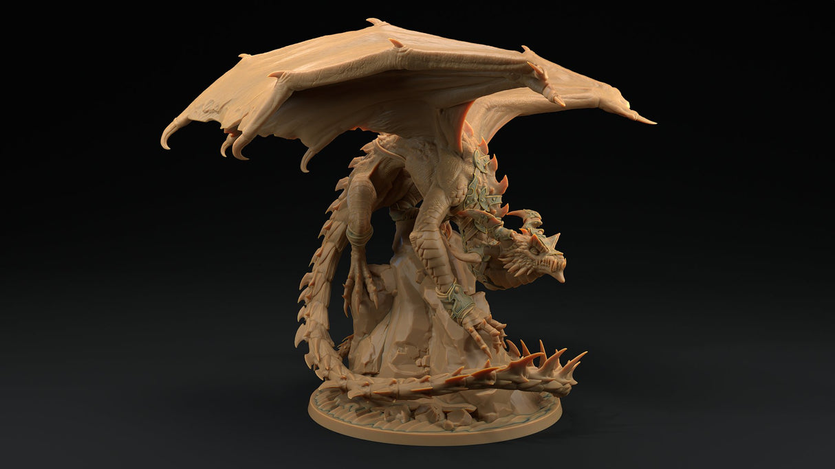 Sylas, The Whisper Weaver Dragon Miniature - Mini Megastore