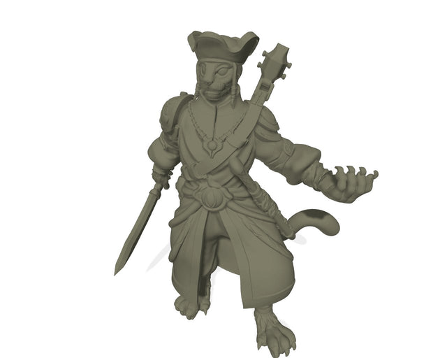 Tabaxi Bard Miniature - Mini Megastore