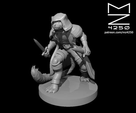 Tabaxi Rogue Miniature - Mini Megastore