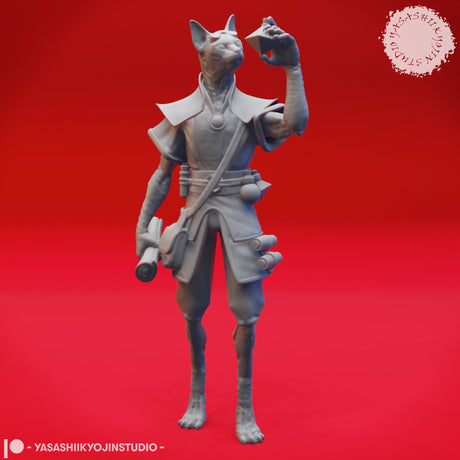 Tabaxi Scholar Miniature - Mini Megastore