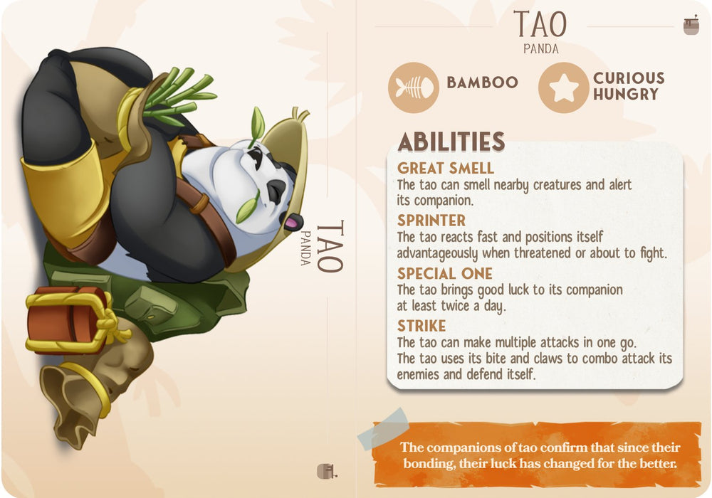 Tao the Panda Bear Companion Miniatures - Mini Megastore