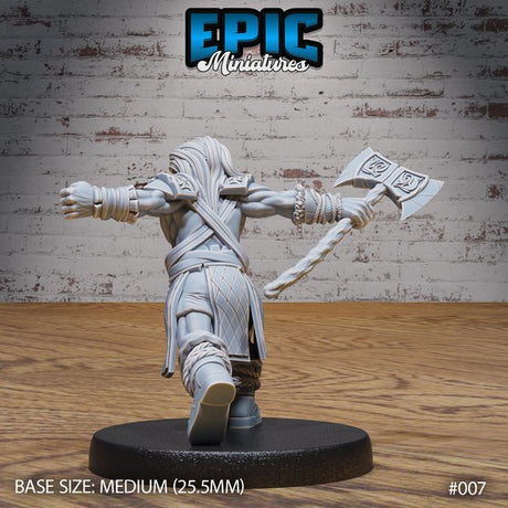 Tavern NPC Barbarian Miniature - Mini Megastore