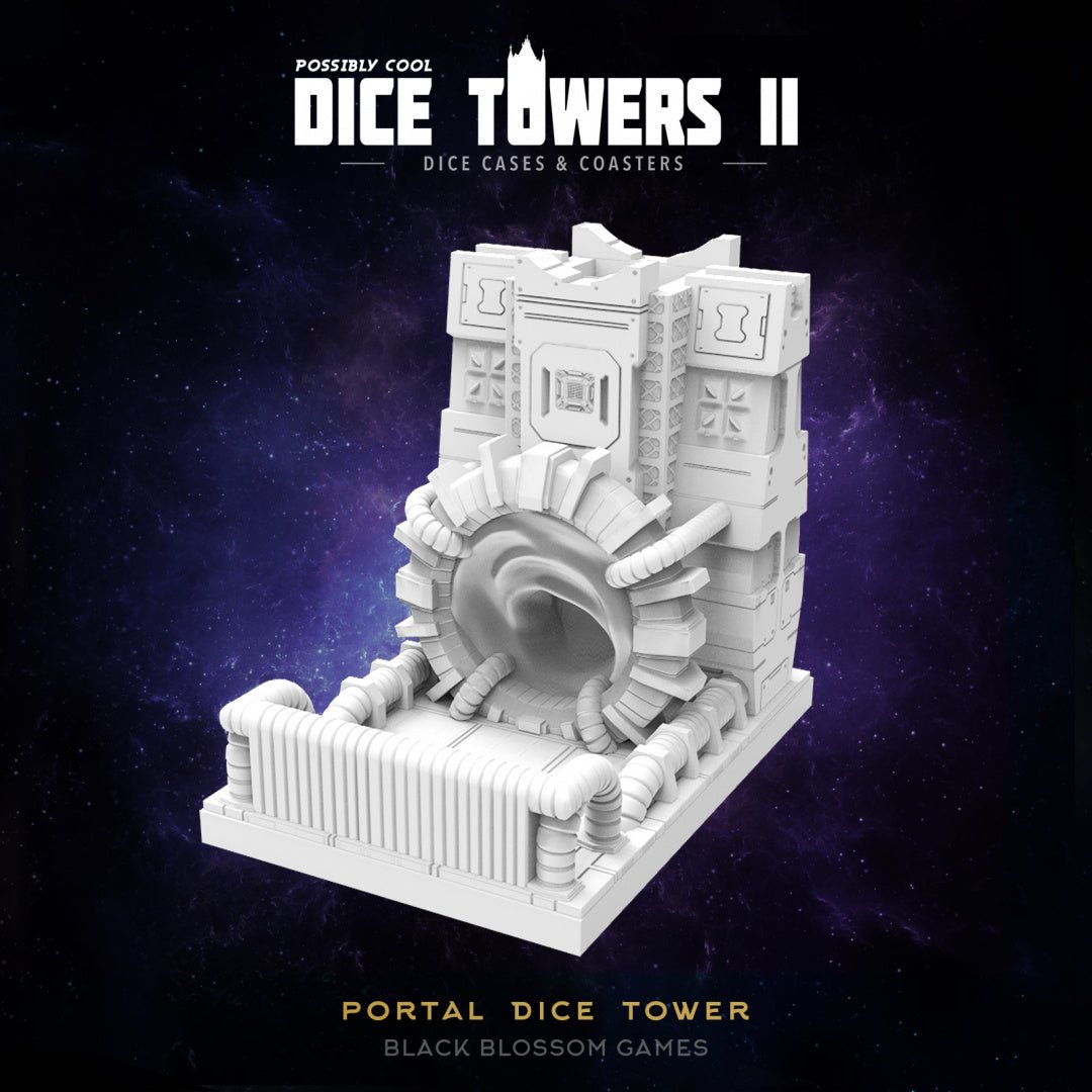 Tech Sci-Fi Portal Dice Tower - Mini Megastore