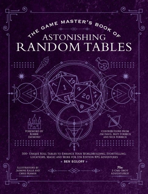 The Game Master's Book of Astonishing Random Tables : 300+ Unique Roll Tables to Enhance Your Worldbuilding, Storytelling, Locations, Magic and More for 5th Edition RPG Adventures - Mini Megastore