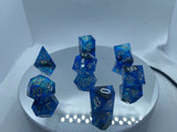 The Hex Collection - Menhir Blue Dice Set - Mini Megastore