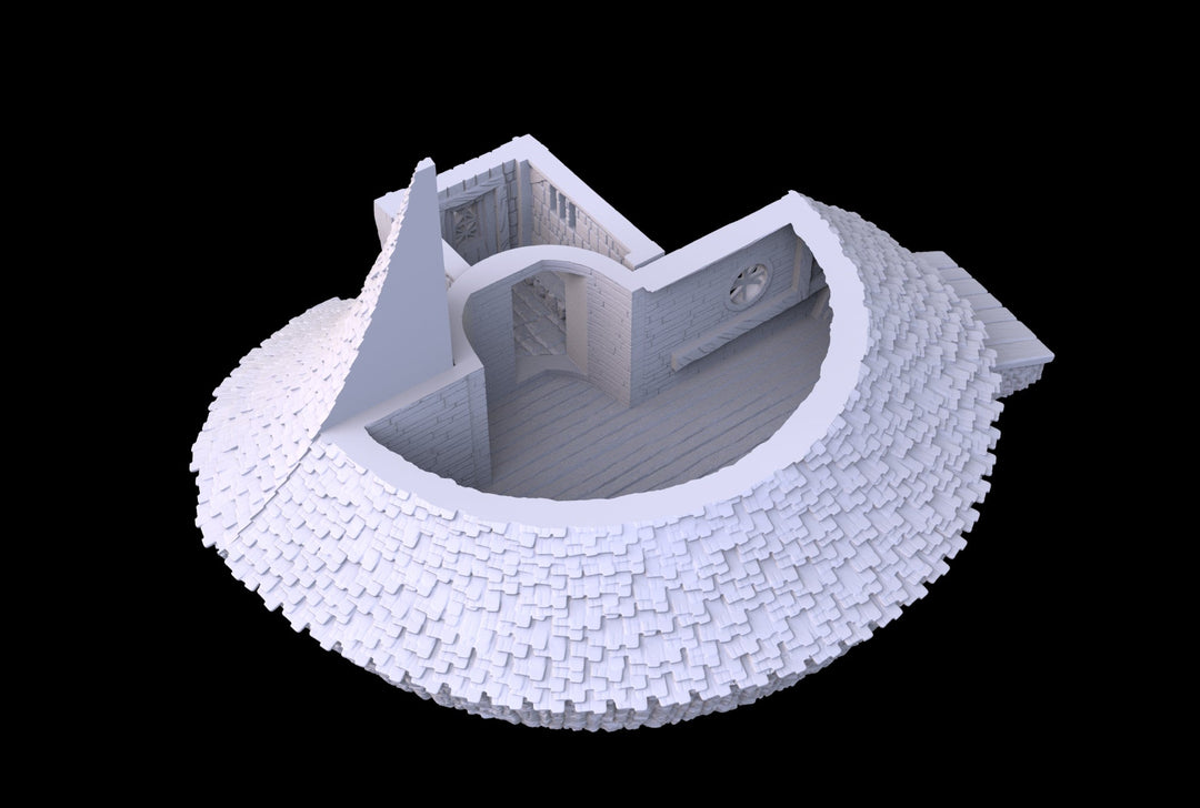 The hut of mystic - 3D printed Multifloor house - Mini Megastore