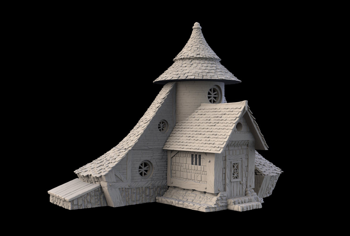 The hut of mystic - 3D printed Multifloor house - Mini Megastore