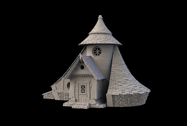 The hut of mystic - 3D printed Multifloor house - Mini Megastore