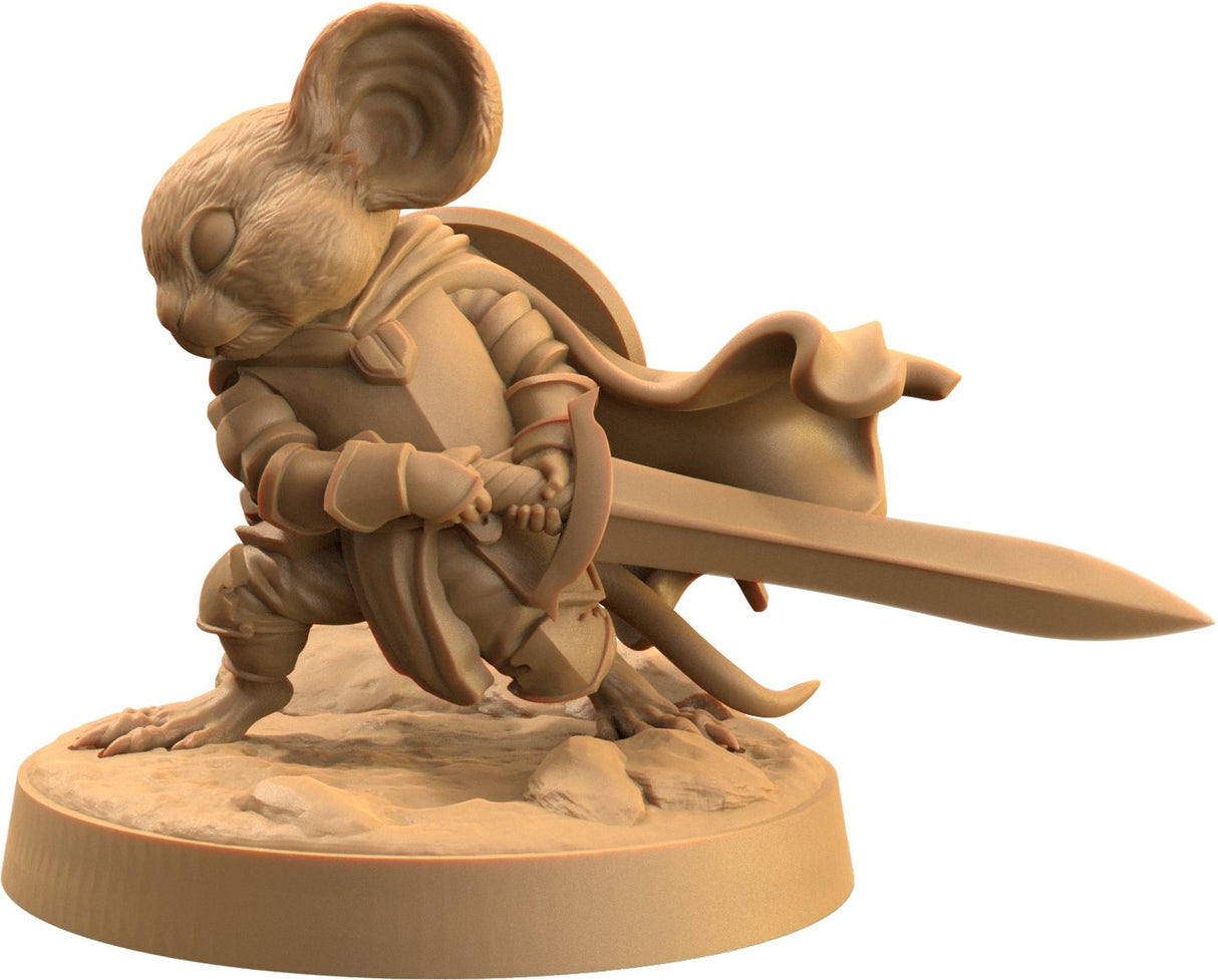 The Protectors - Mouse Folk Fighter Miniatures - Mini Megastore