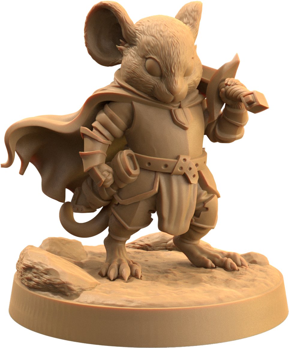 The Protectors - Mouse Folk Fighter Miniatures - Mini Megastore