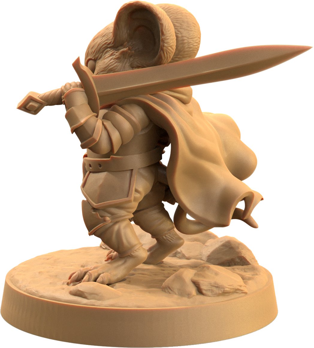 The Protectors - Mouse Folk Fighter Miniatures - Mini Megastore