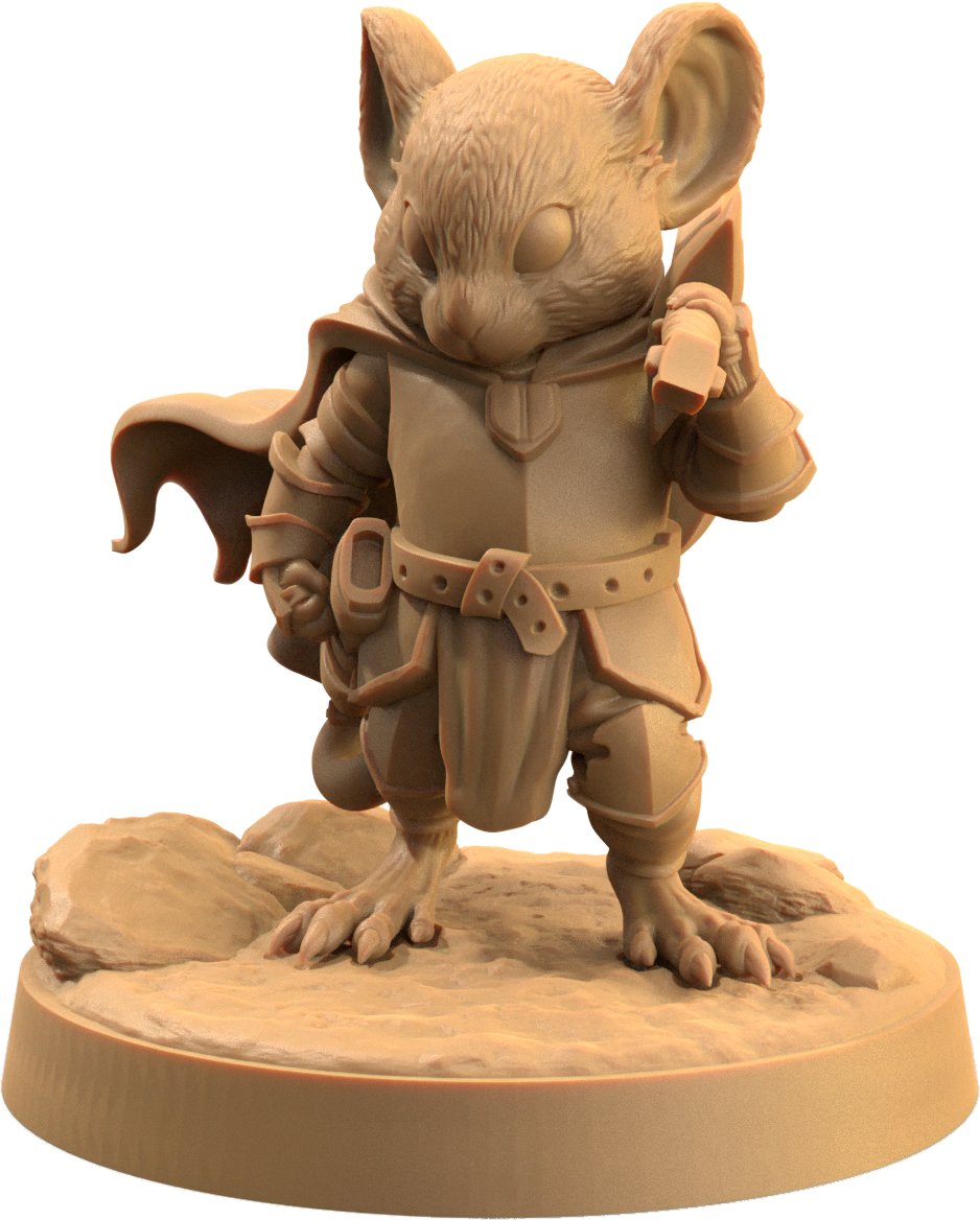 The Protectors - Mouse Folk Fighter Miniatures - Mini Megastore