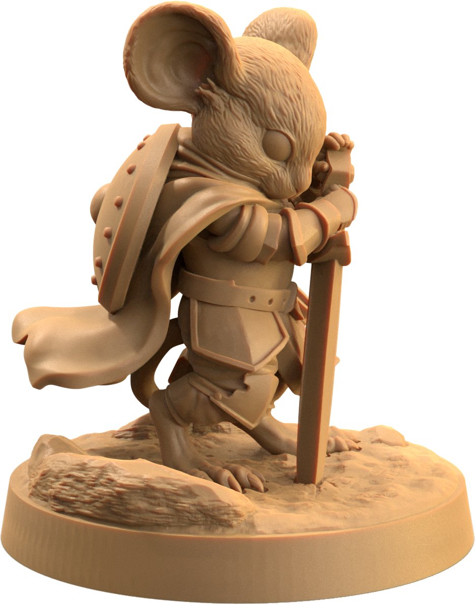 The Protectors - Mouse Folk Fighter Miniatures - Mini Megastore