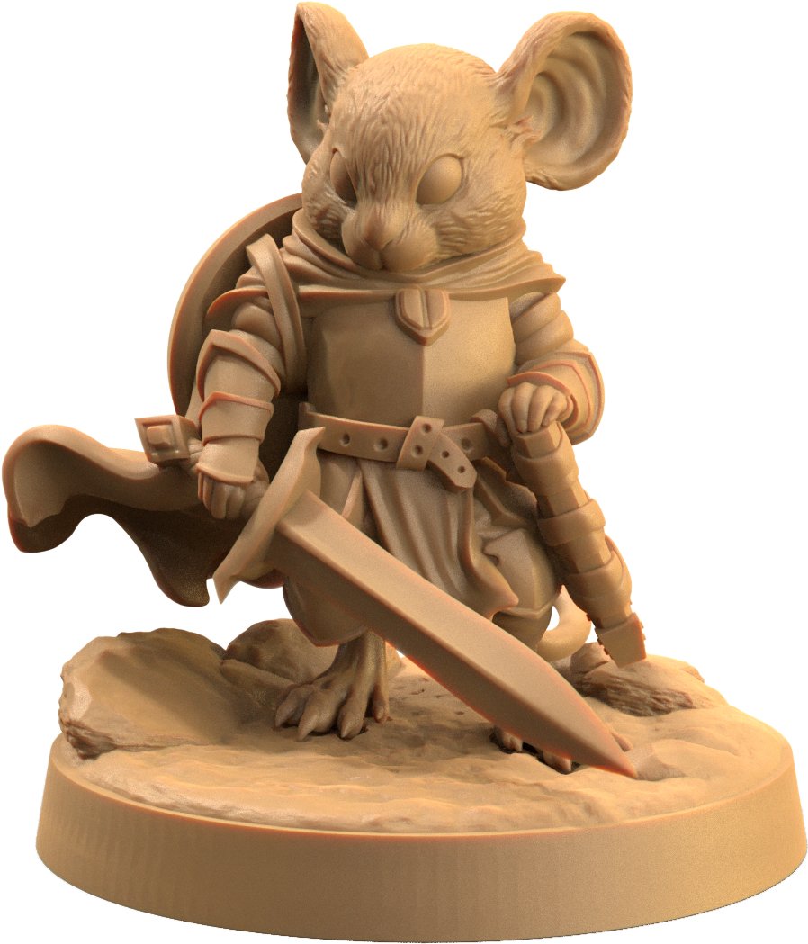 The Protectors - Mouse Folk Fighter Miniatures - Mini Megastore