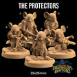 The Protectors - Mouse Folk Fighter Miniatures - Mini Megastore