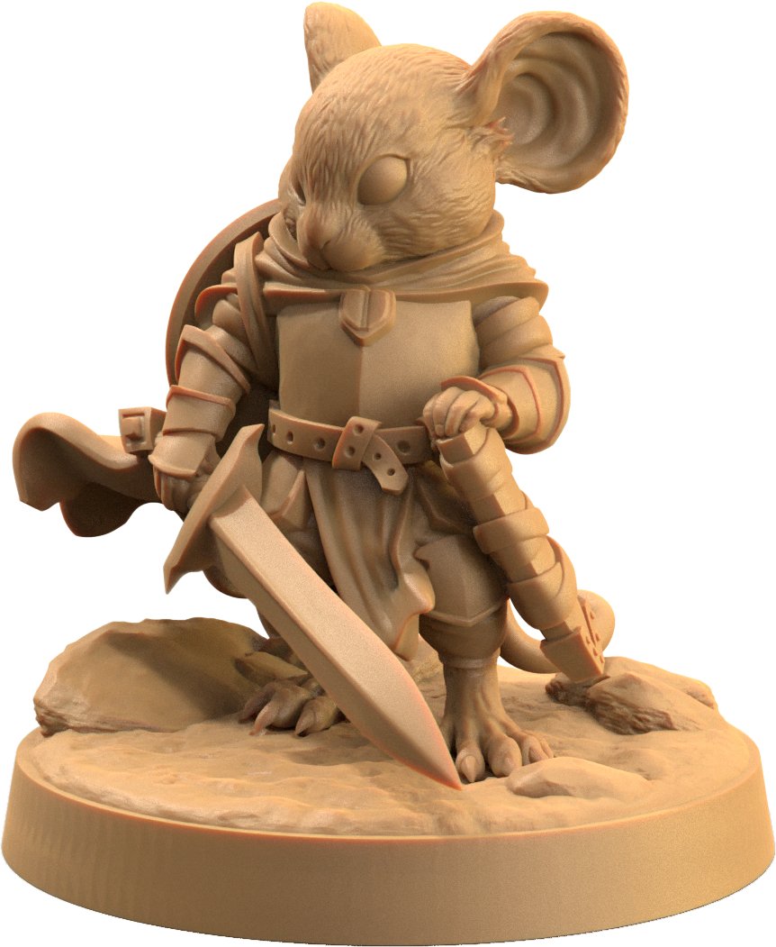 The Protectors - Mouse Folk Fighter Miniatures - Mini Megastore