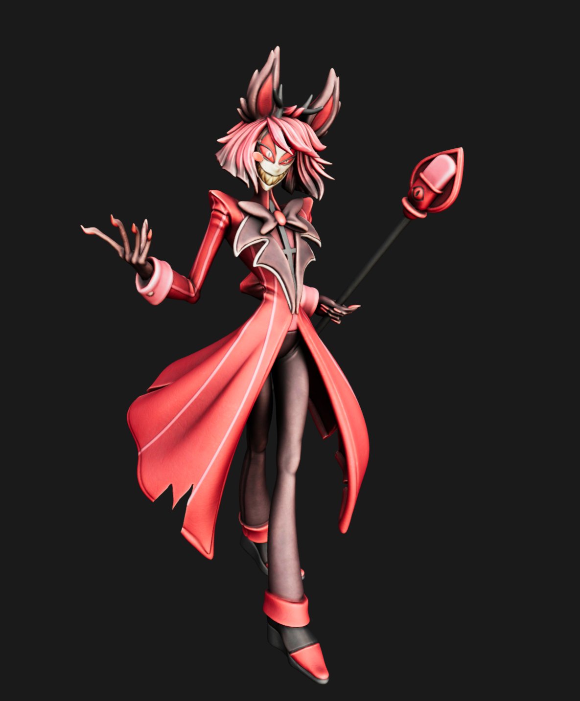 The Radio Demon / Alastor from Hazbin Hotel Miniatue / Statue - Mini  Megastore