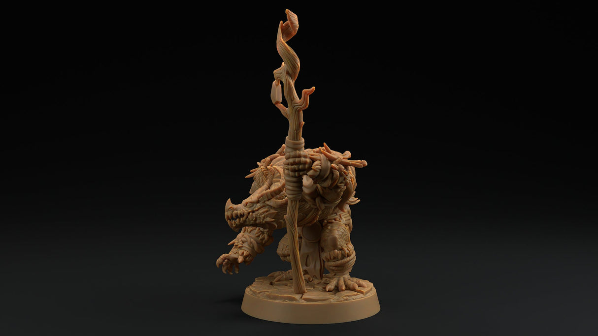 Thorneclaw, Primal Caller - Dragonborn Druid / Shaman Miniature - Mini Megastore