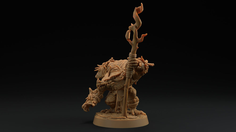Thorneclaw, Primal Caller - Dragonborn Druid / Shaman Miniature - Mini Megastore