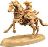 Thunder, Mechanical Marvel & Ms Bell - Clockwork / Robot Horse Artificer Gunslinger Miniature - Mini Megastore