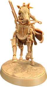 Thunder, Mechanical Marvel & Ms Bell - Clockwork / Robot Horse Artificer Gunslinger Miniature - Mini Megastore