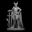 Tiefling Female Fighter Miniature - Mini Megastore