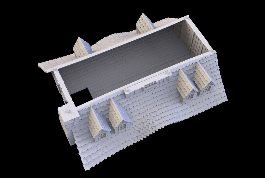 Town Hall - 3D printed Multifloor house - Mini Megastore