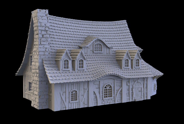 Town Hall - 3D printed Multifloor house - Mini Megastore