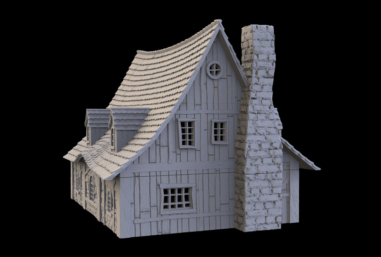 Town Hall - 3D printed Multifloor house - Mini Megastore