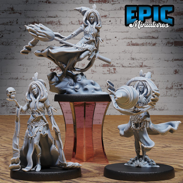 Tribe Green Witch Miniatures - Mini Megastore