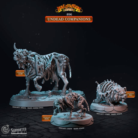 Undead Companions / Animals Miniatures - Mini Megastore