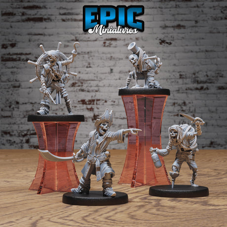 Undead Pirate Crew Miniature - Mini Megastore