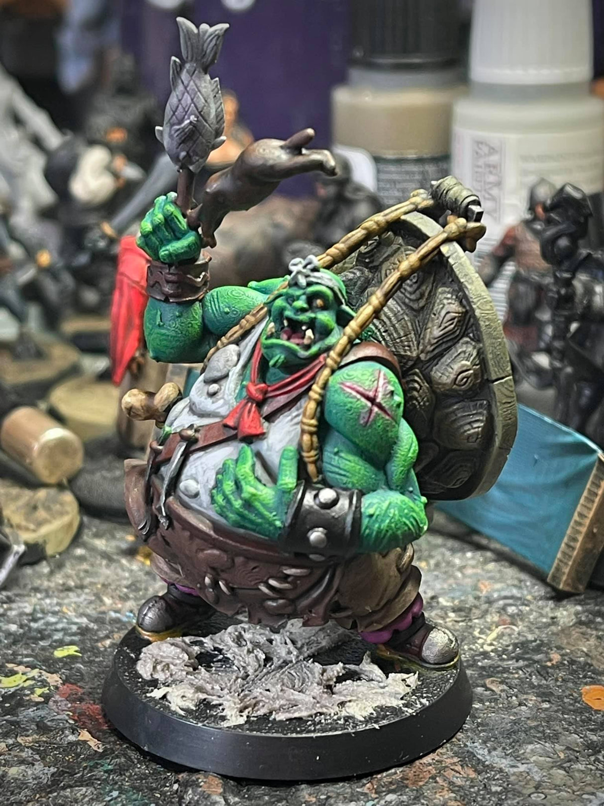 Undur Le Chef - Orc Chef Miniature - Mini Megastore