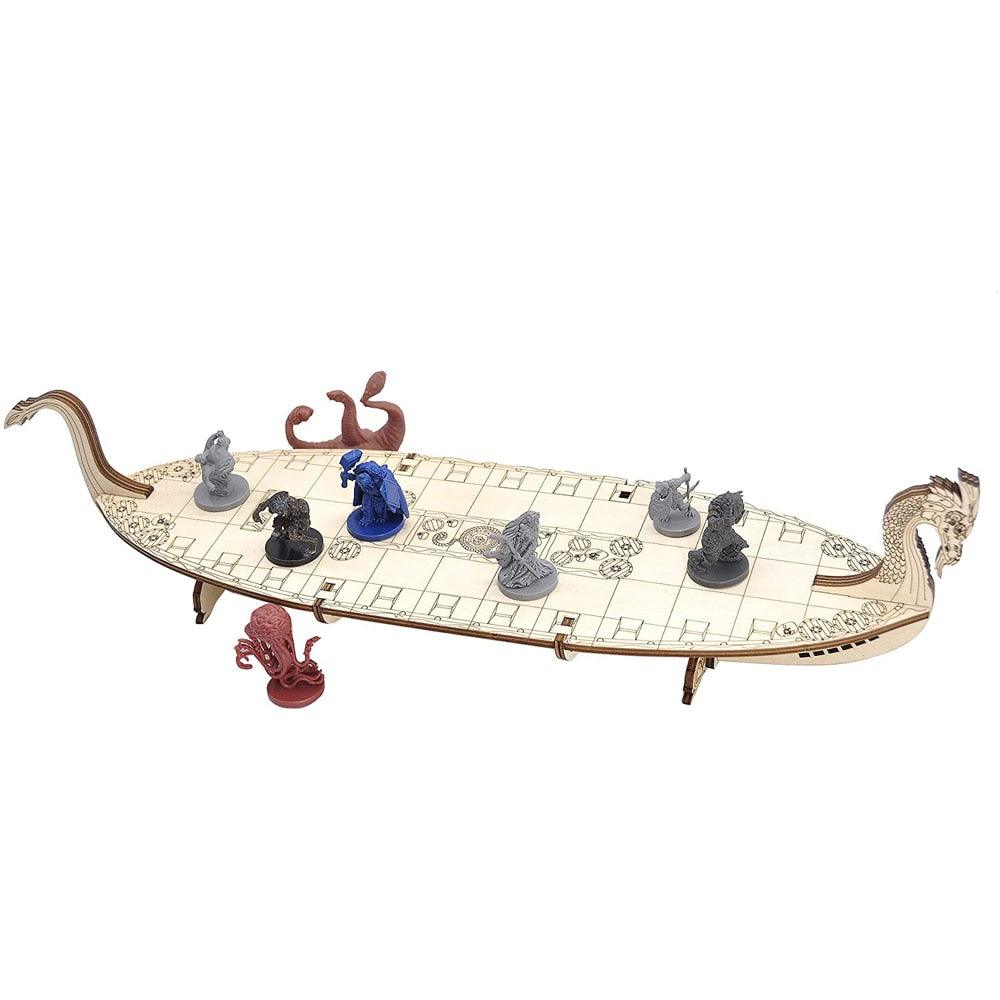 Viking Longship with grid - Mini Megastore