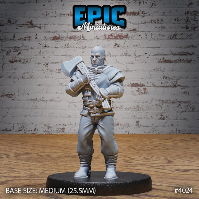 Villager Axeman Miniature - Mini Megastore