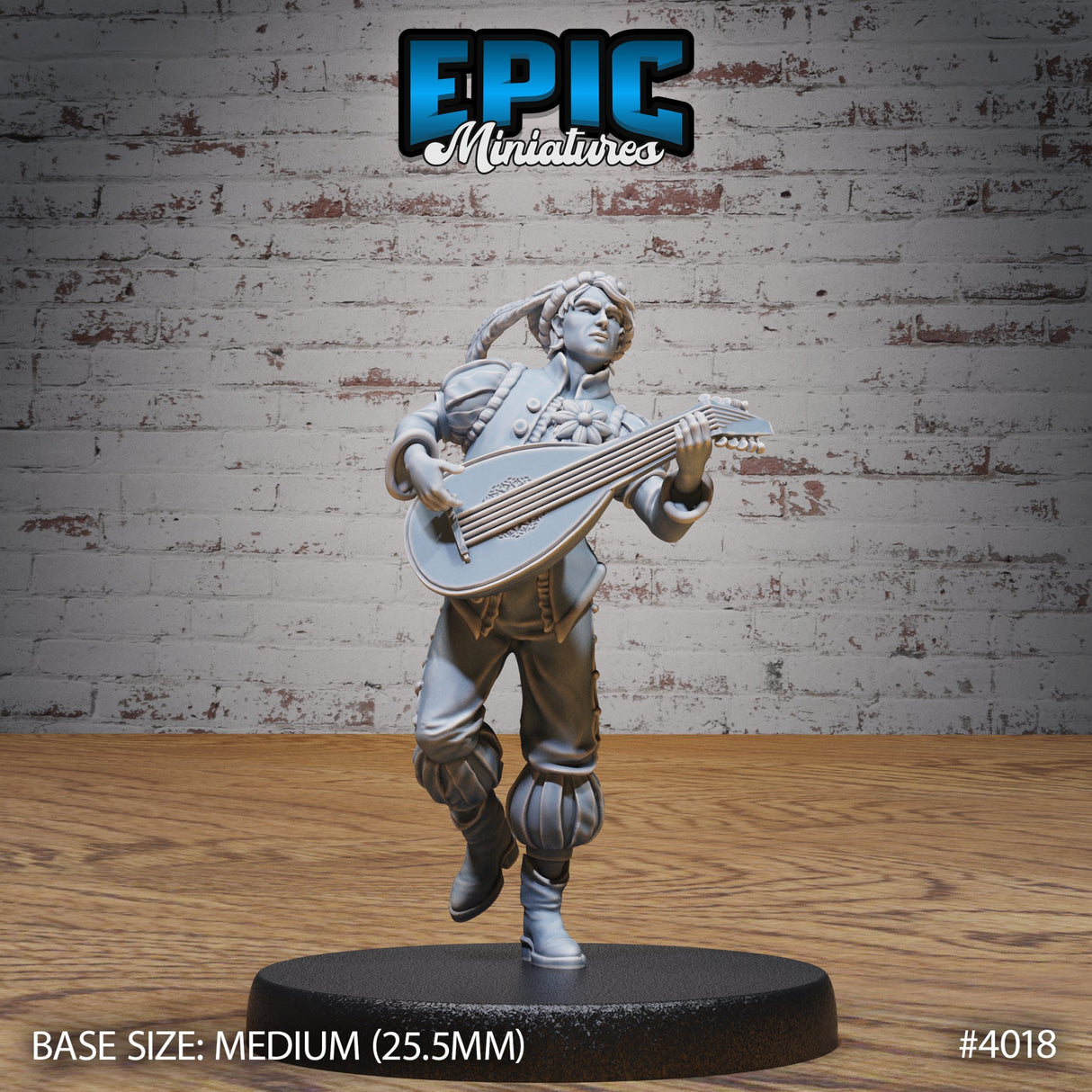 Villager Singing Bard / Musician Miniature - Mini Megastore