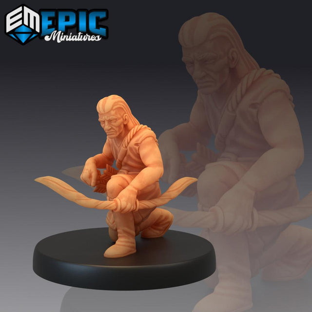 Villagers - Human Male Archer Miniature - Mini Megastore