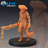 Villagers - Human Male Fisherman Miniature - Mini Megastore